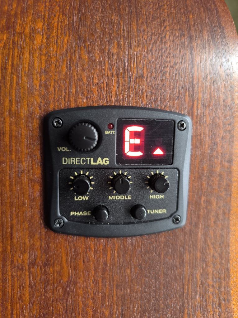 Gitara leworęczna LAG TL70DCE + dodatki