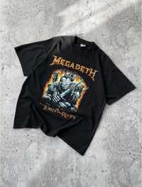 Футболка Megadeth рок мерч Vintage