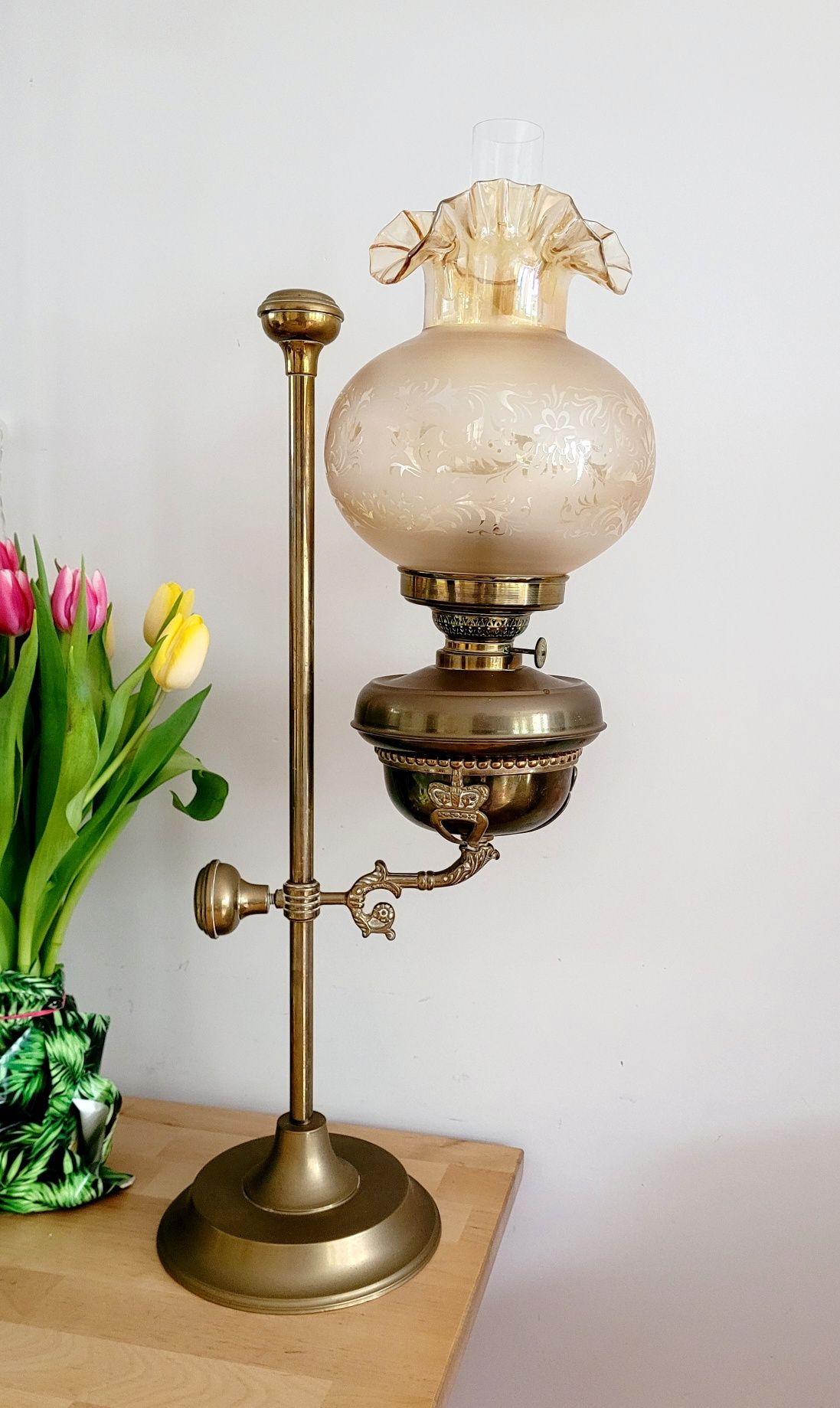 Lampa olejna, naftowa, antyk