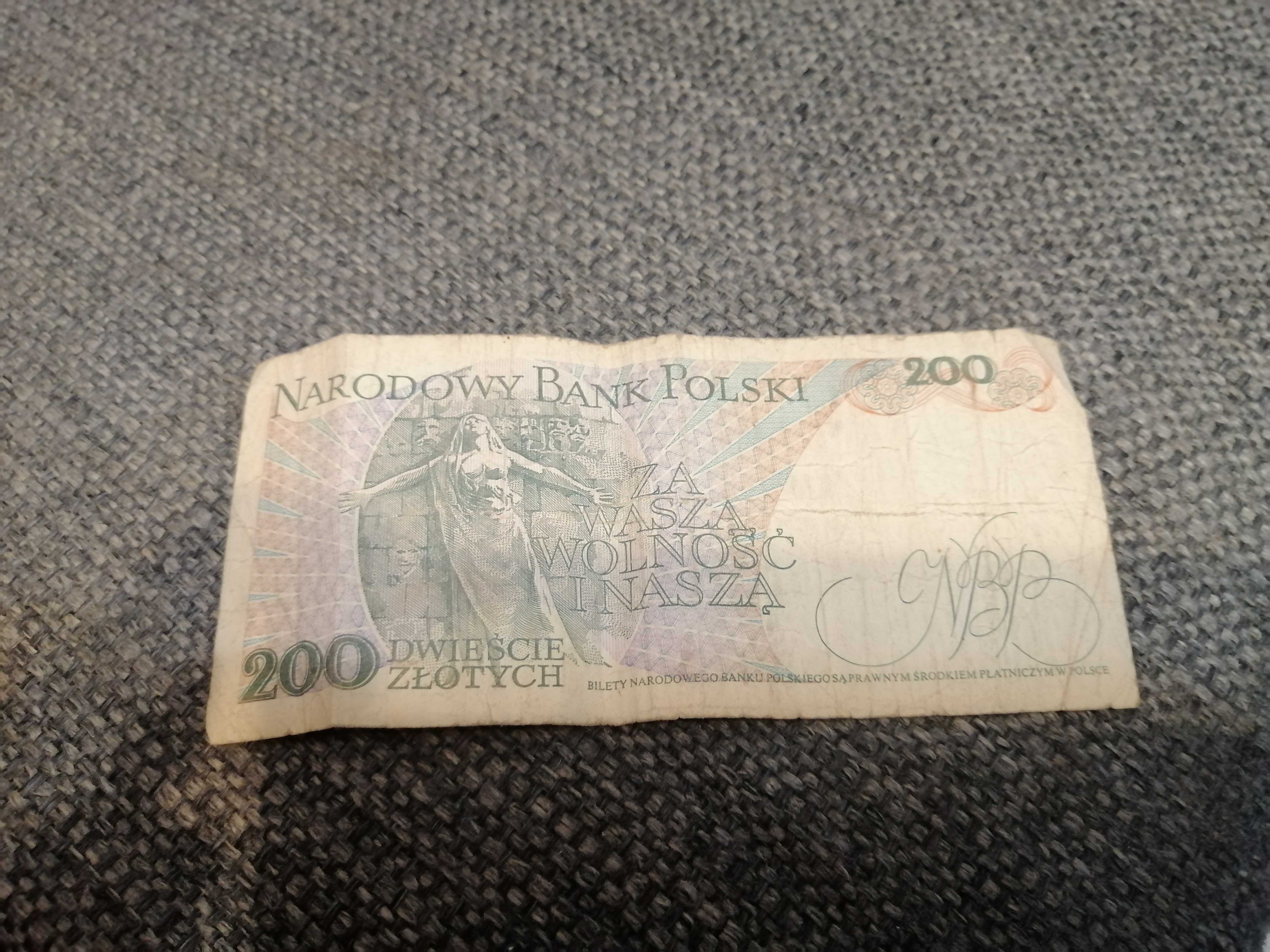 Banknot 200 zł z 1.12.1988 r.