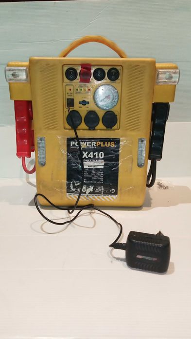 Пуско-зарядное устройство с компрессором PowerPlus X410