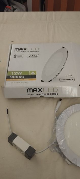 Painel LED Redondo p/ Encastrar 12W – MaxLED