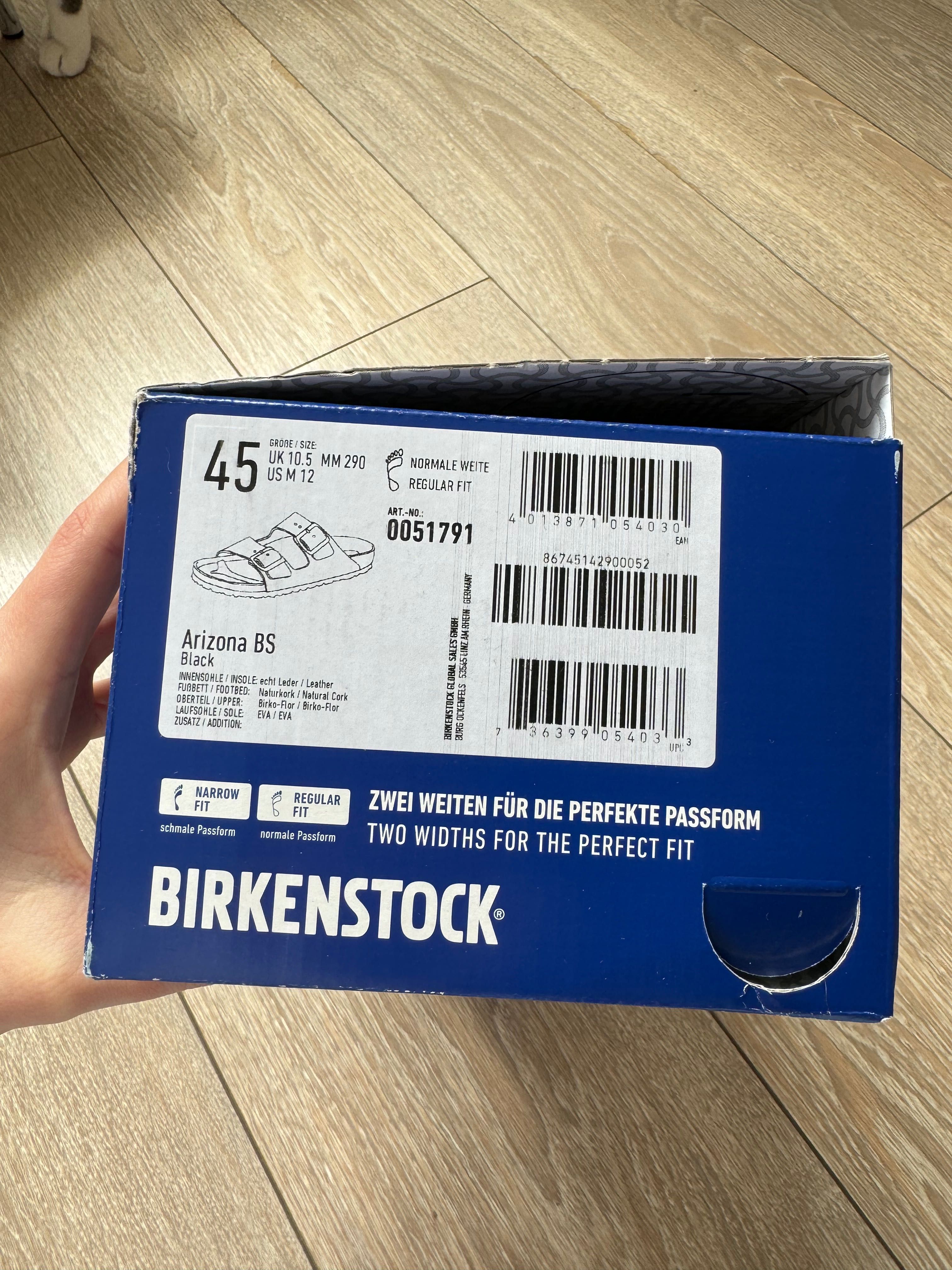 Birkenstok 45 розмір