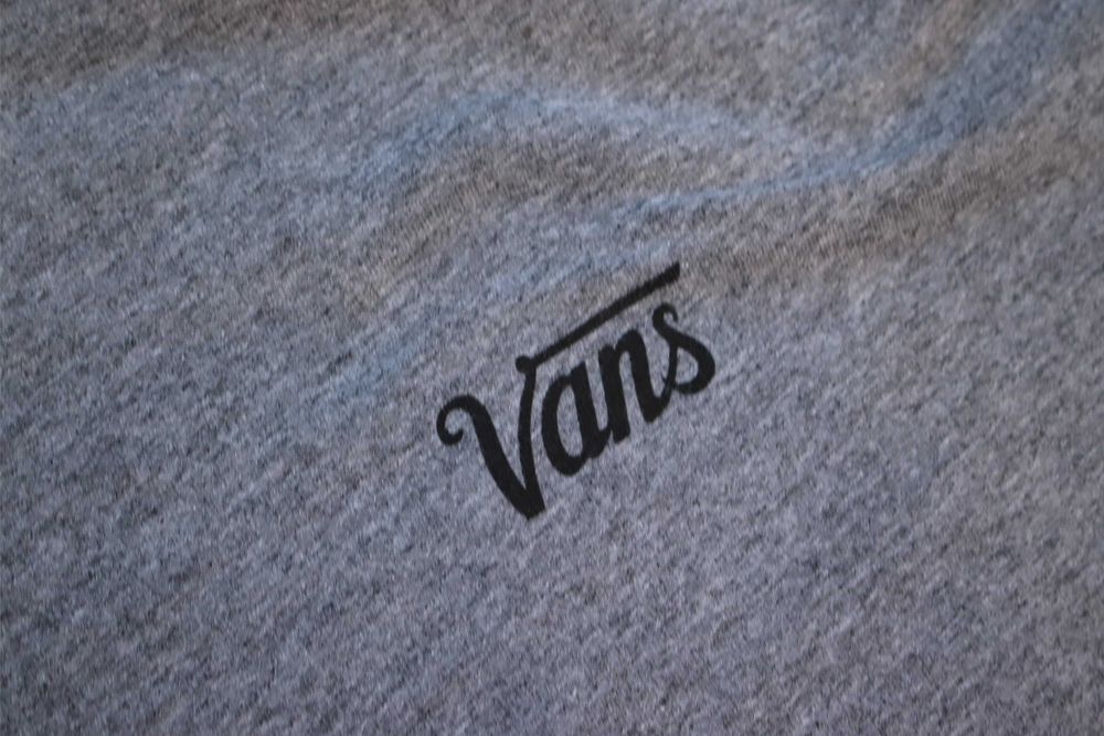 T-shirt Vans r. S bawełniany męski kr rękaw szary