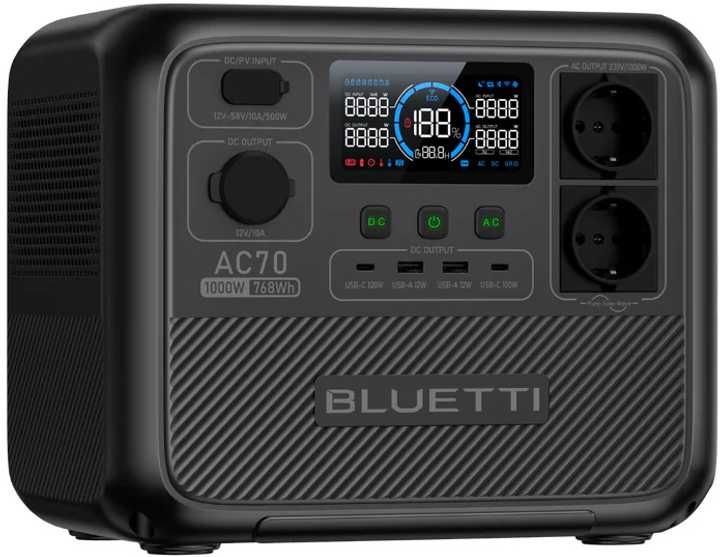 BLUETTI AC70 – Мощная портативная зарядная станция для любых условий!
