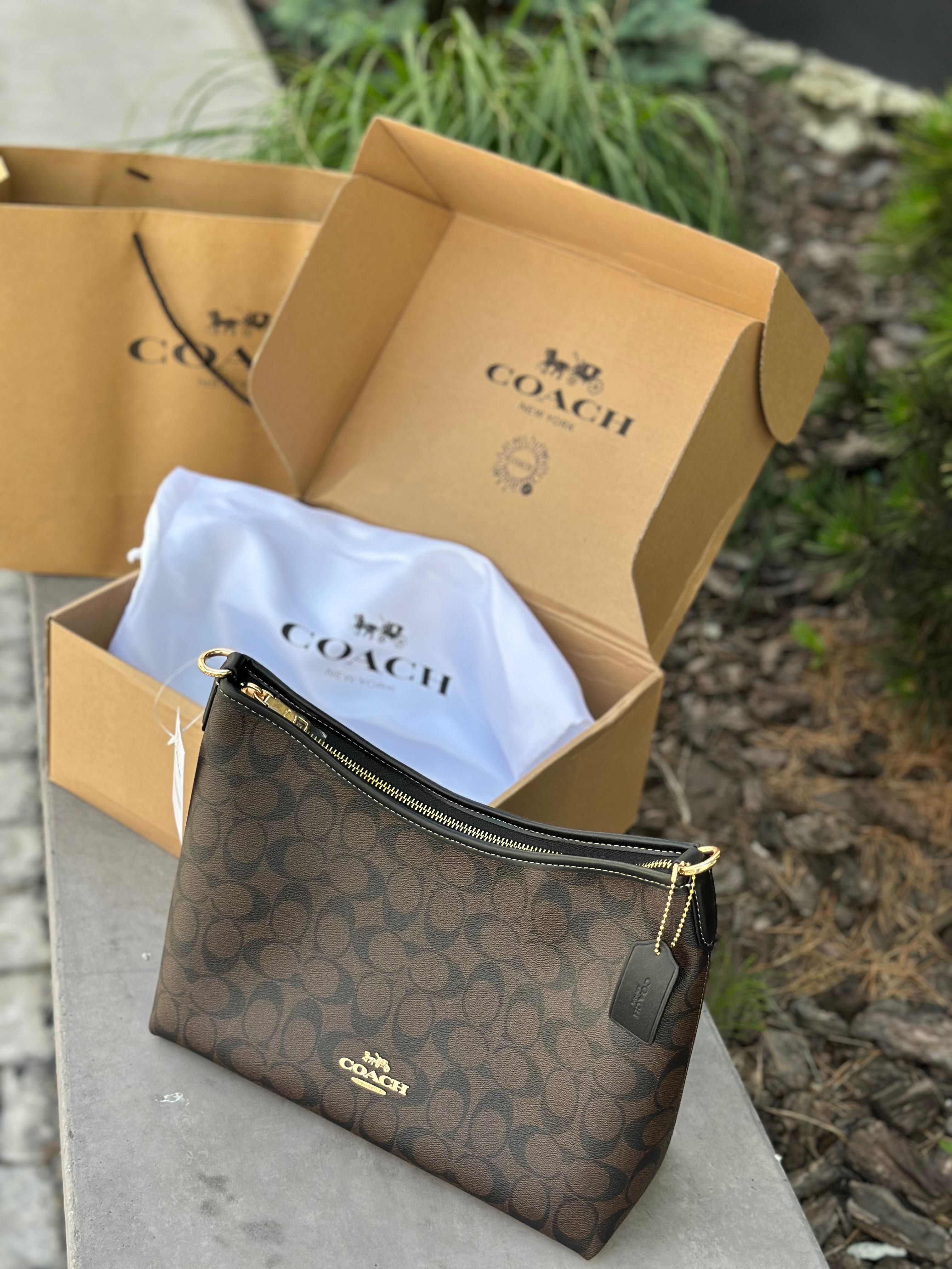 Сумка Coach Laurel Shoulder Bag Brown сумка шкіряна жіноча коач
