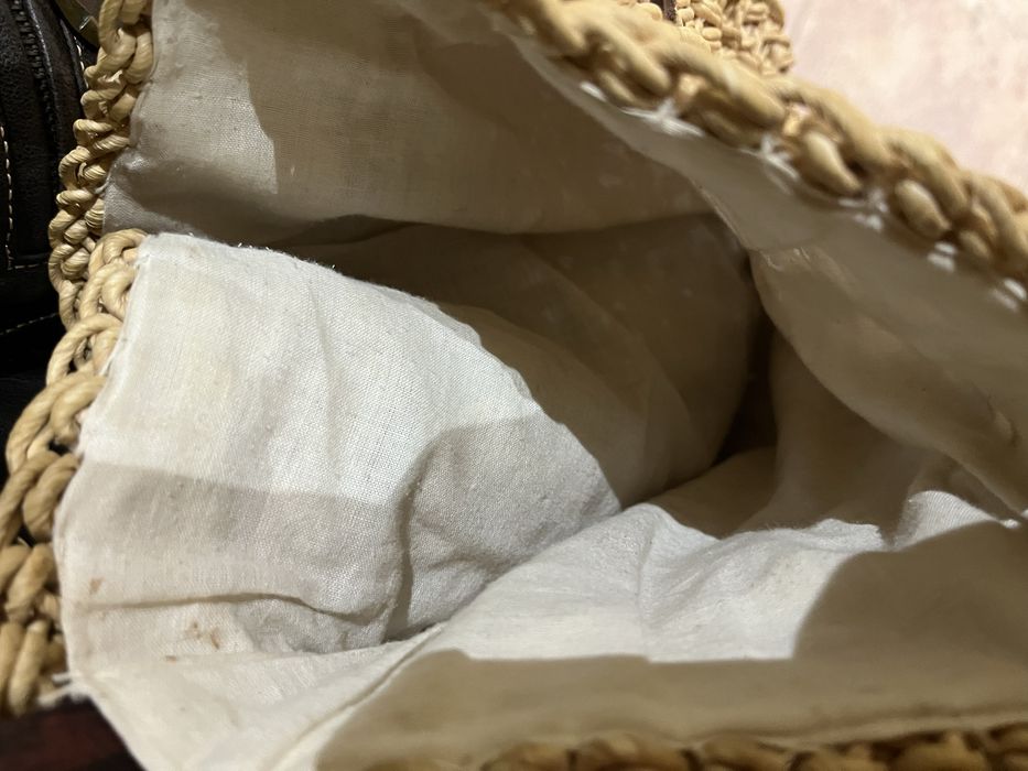 Saco de palha forrado