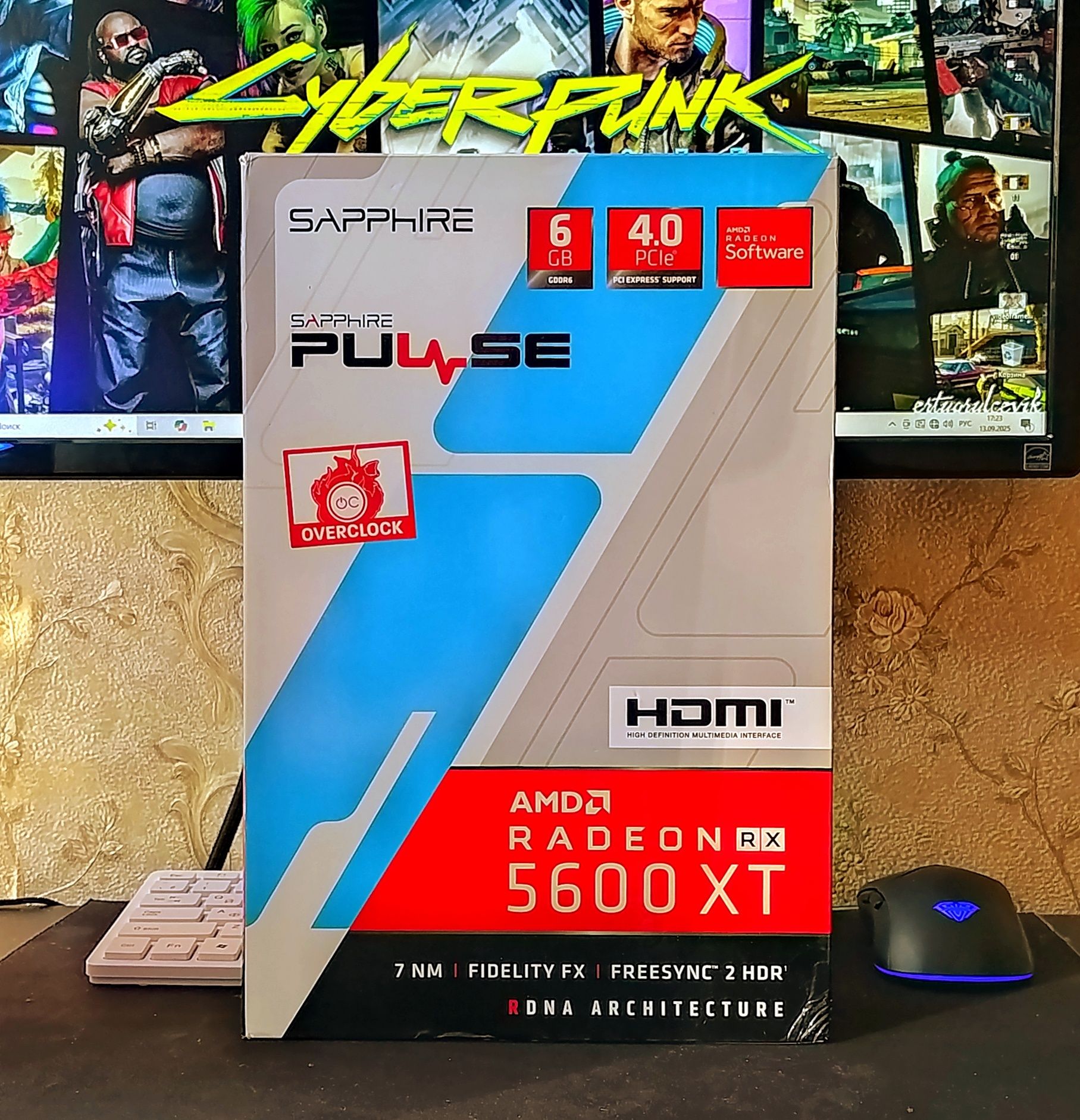 Sapphire RX5600XT 6Gb GDDR6 PCI-E 4.0 PULSE видеокарта