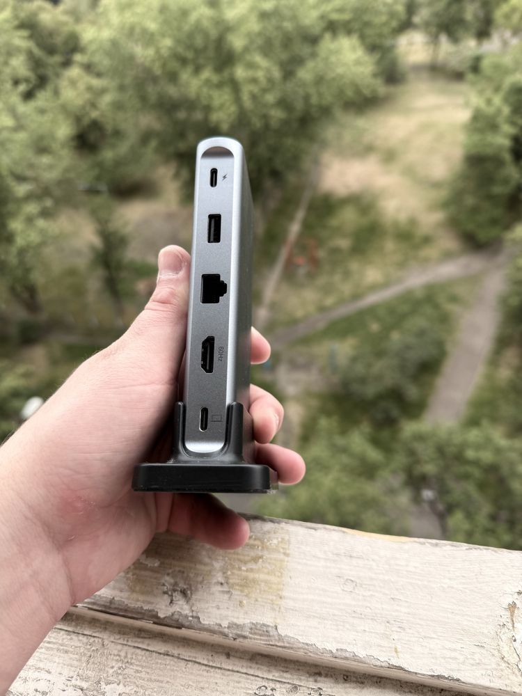 Док-станція LENTION для MacBook / ноутбуків з USB-C – 4K HDMI, LAN