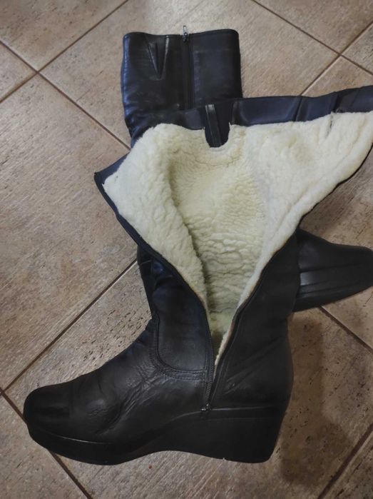 Сапожки жіночі зимові, 40р, овчина.