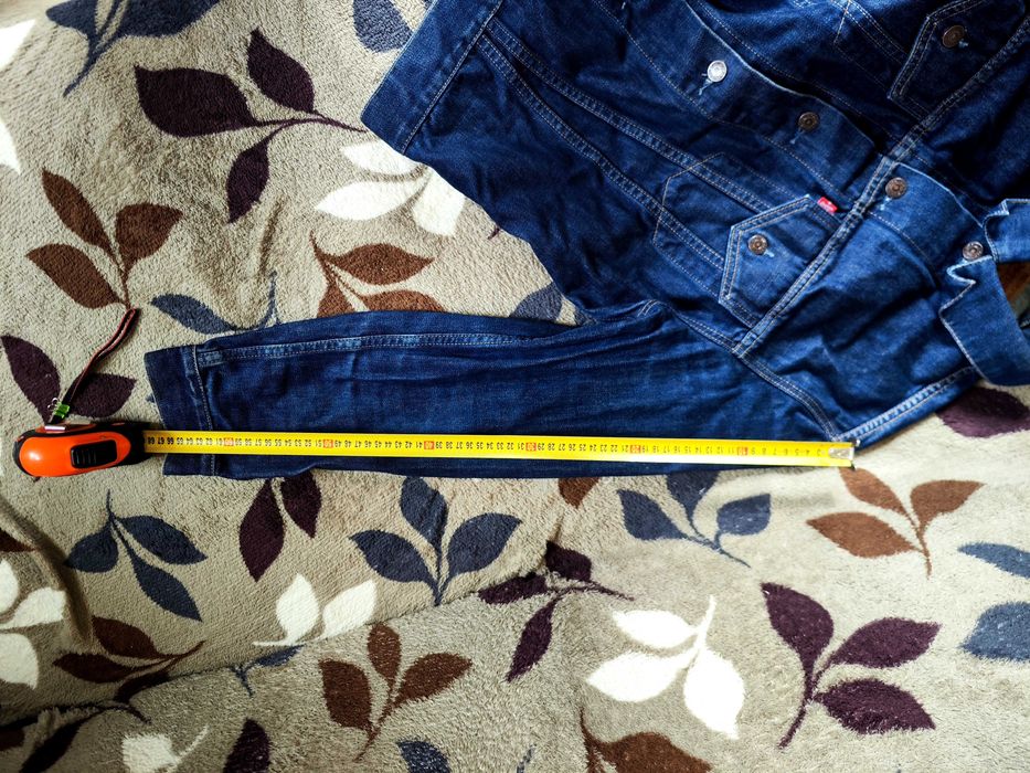 LEWIS Куртка джинсова темно синя XL