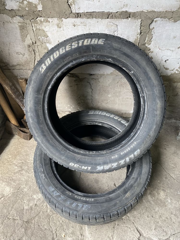 Лот 4 покришки Dunlop / Bridgestone Blizzak 205/55/16 гума літня зимня