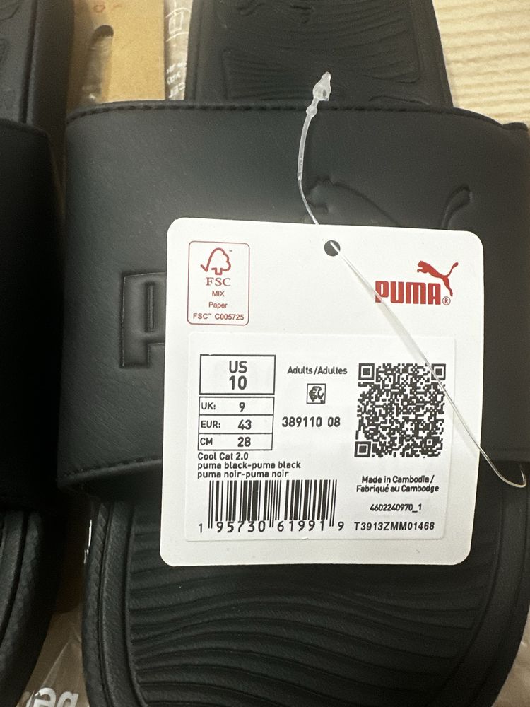 Puma шлепки р.28 см арт.38911008 оригинал