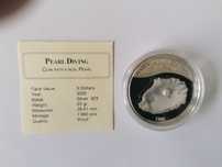 Perła biała 5$ 2005 r. Northern Mariana Islands-Biały kruk !!! Okazja!