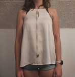 Bluzka bluzeczka bez rękawów River Island rozmiar 8 34 orient S M