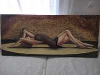 Quadro pintado a óleo