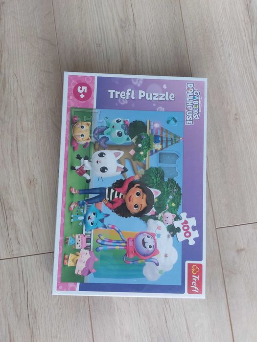 Nowe puzzle Koci domek Gabi 100elementów Trefl