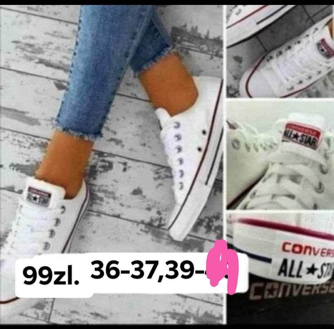 Białe Converse damskie