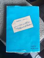 Livro autografado "Perfis Humanos" de Manuel J. Ribeiro, 1970
