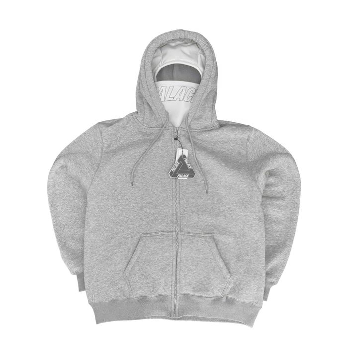 Худі Palace Balaclava Shearing Thermal Hoodie Grey