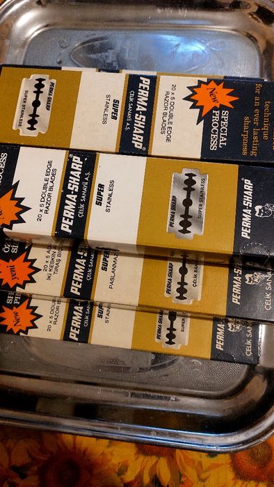 Леза для  бриття Perma-Sharp Super. Туреччина  1990рік