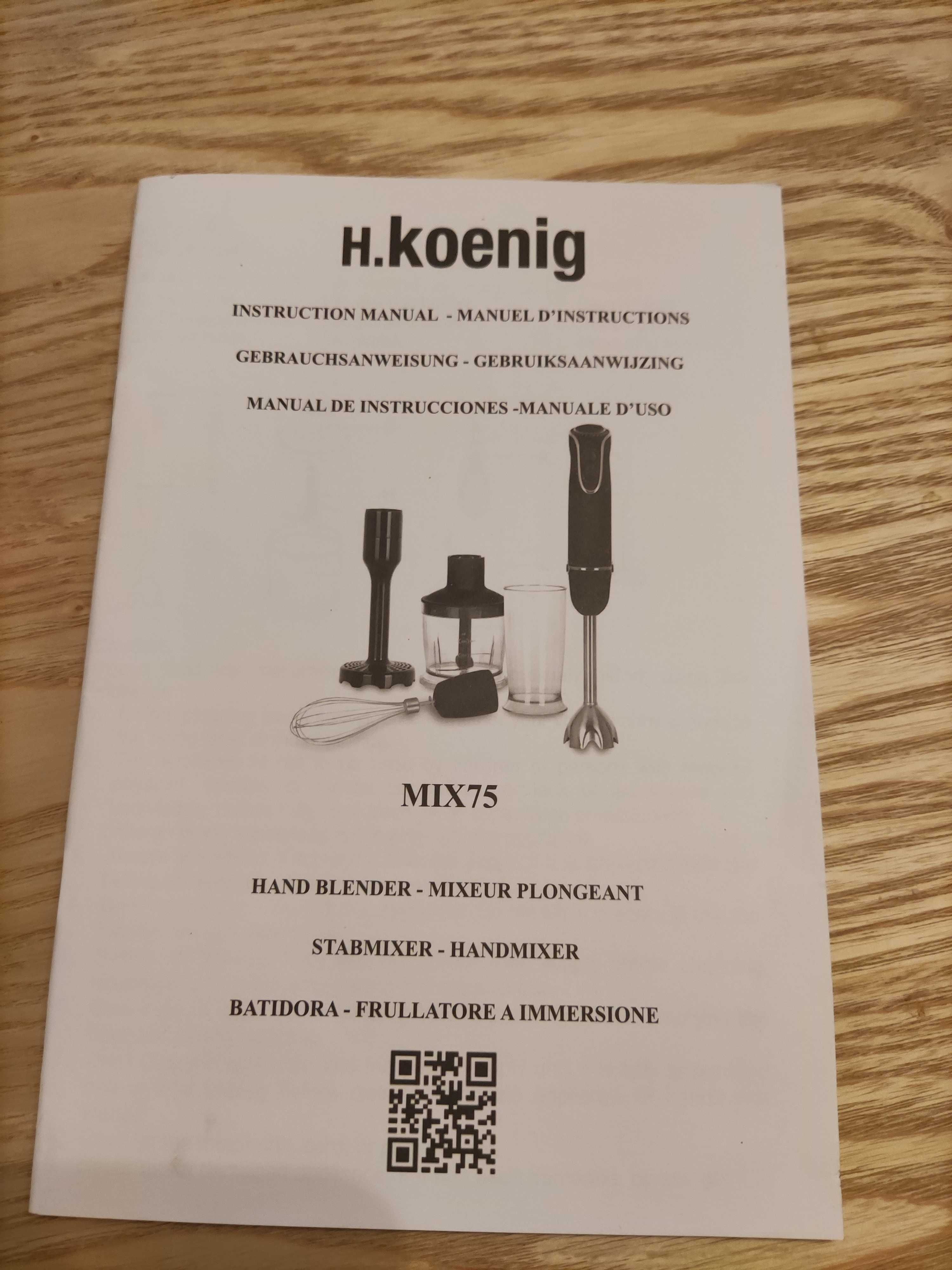 Acessórios varinha mágica H.Koenig Mix75 + cabeça p/ arranjo