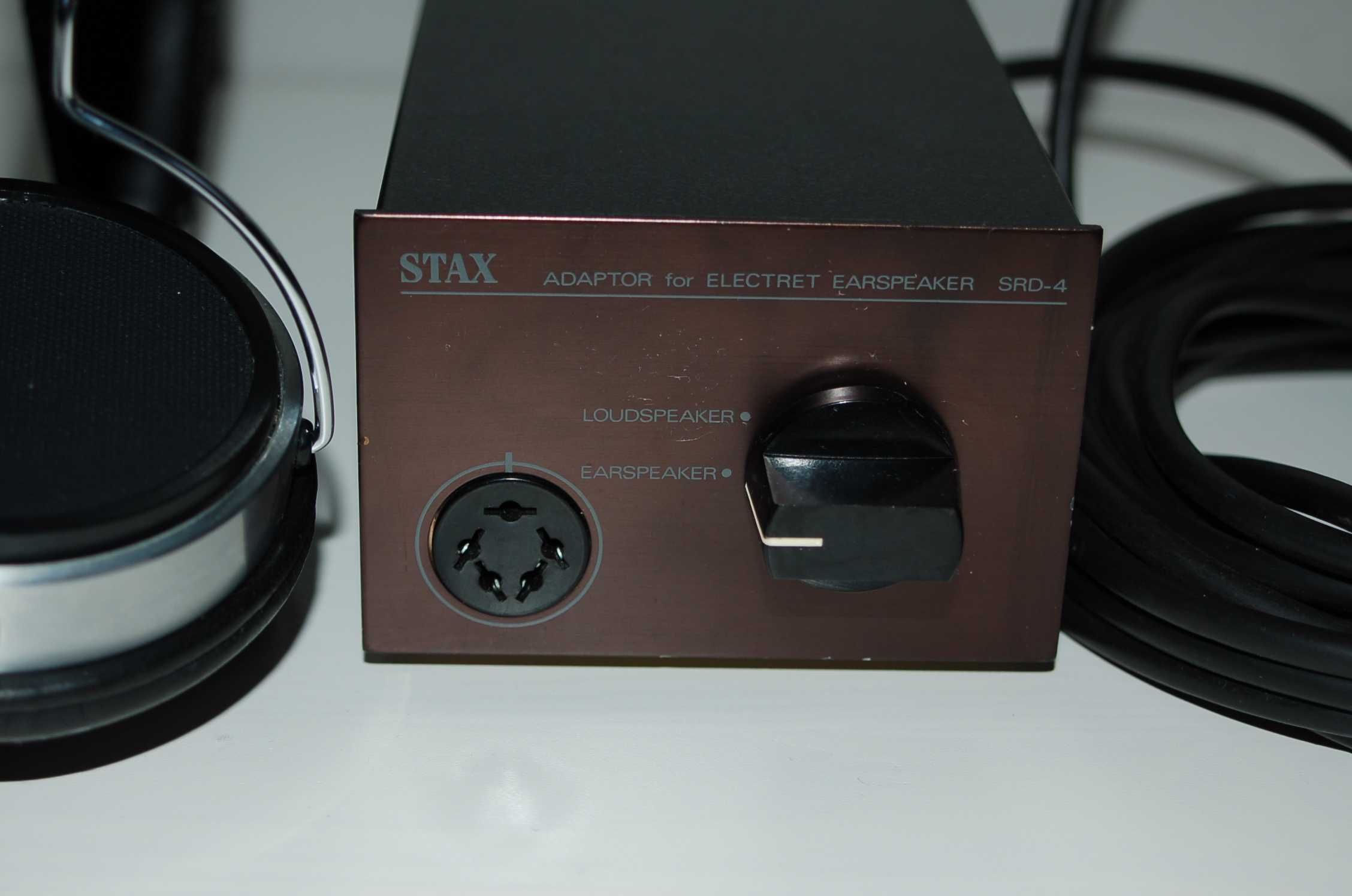 Słuchawki STAX SR-40 i adapter SRD-4