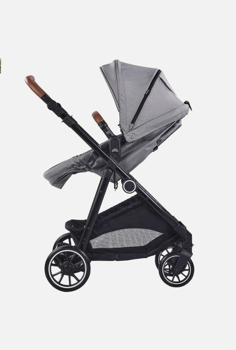 2 w 1. Standardowy wózek dziecięcy VEVOR z gondolą, ciemnoszary