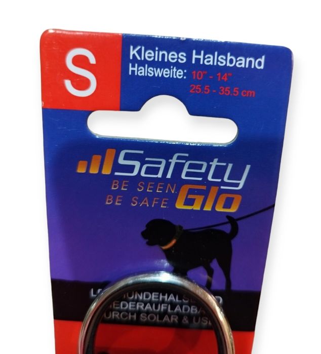 Светящийся Led ошейник Safety Gio Glow S