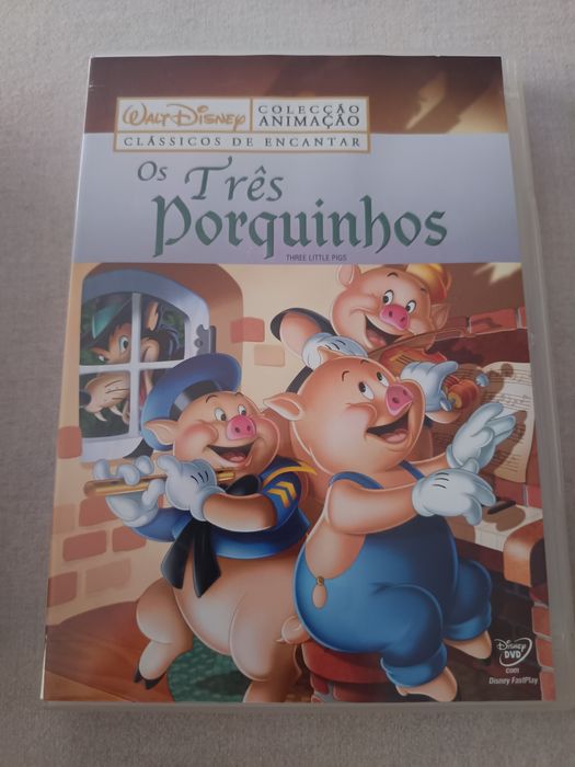 DVD Disney os 3 porquinhos