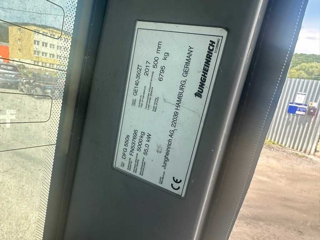 Wózek widłowy Jungheinrich DFG 550s 2017