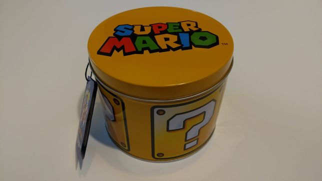 Zestaw prezentowy premium Super Mario w ozdobnej puszce prezent gadżet