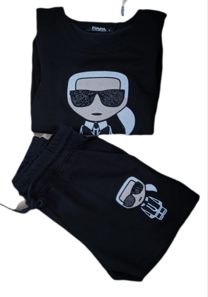 Komplet damski Karl Lagerfeld cekiny S-XXL