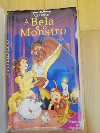 A Bela e o Monstro VHS - Desenhos Animados
