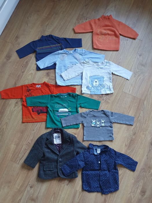 zestaw paka jesień zima niemowlę chłopiec 68 , 21 szt.