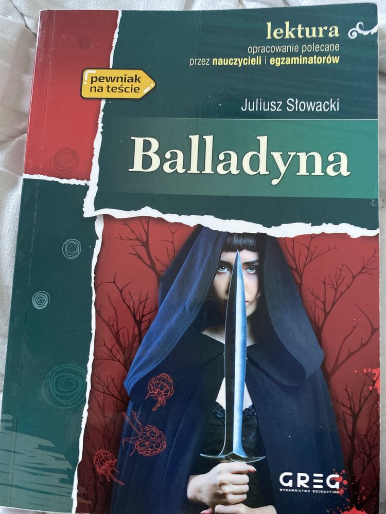 Balladyna książka z opracowaniem dla klas 8