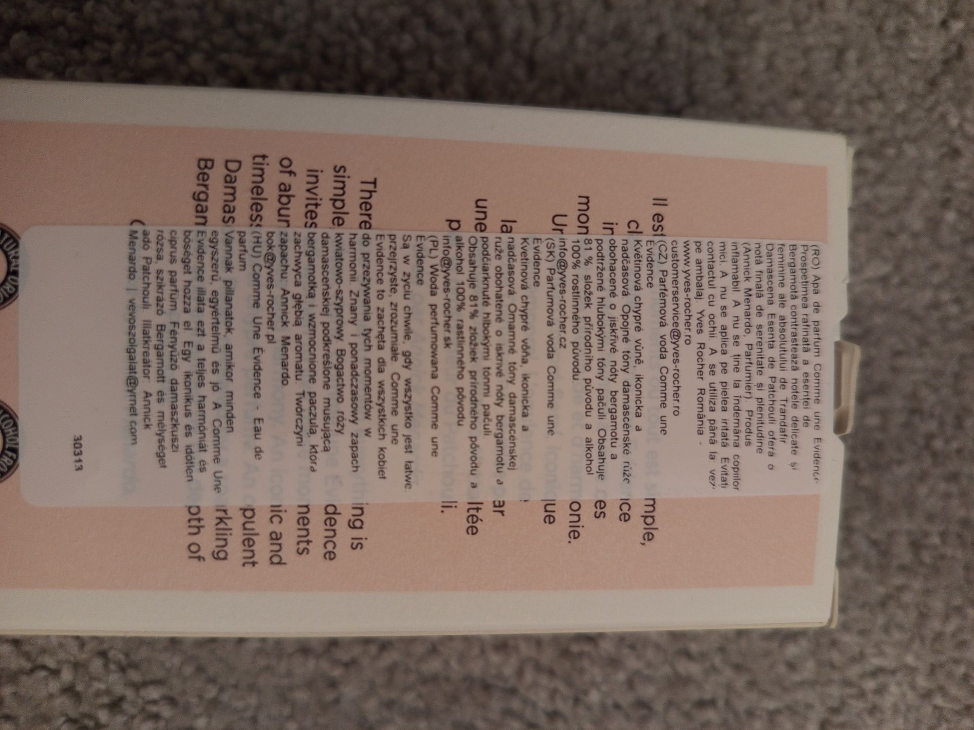 Woda perfumowana EVIDENCE 100ML