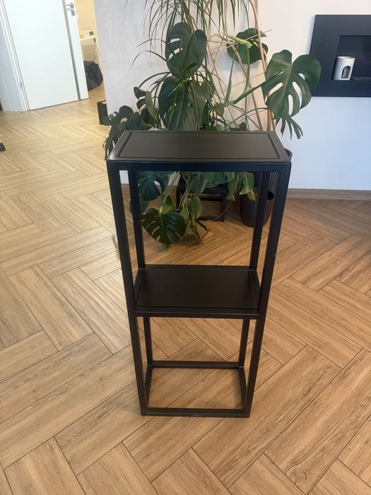 Wysoki regal półka czarny metalowy loft jak nowy