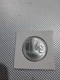 moeda em prata 5€ 1º selo português 2003 unc
