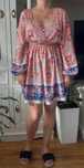 Boho sukienka różowa Shein XS/S