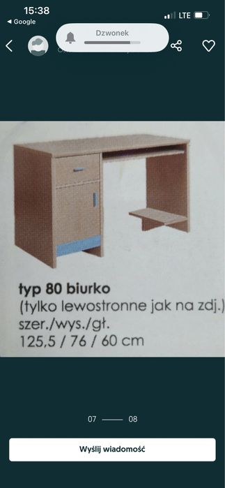 Meble mlodziezowe Wojcik Fan Faro caly zestaw