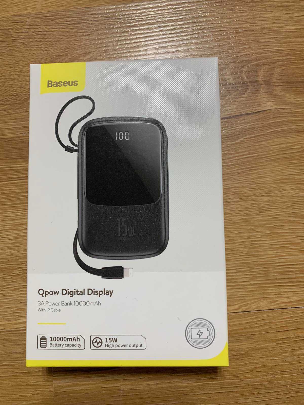 Портативна батарея Power Bank Baseus QPow 10000mAh 15W