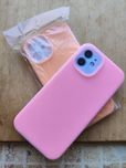 чехол макаронс на iPhone 12 мягкий полиуретан