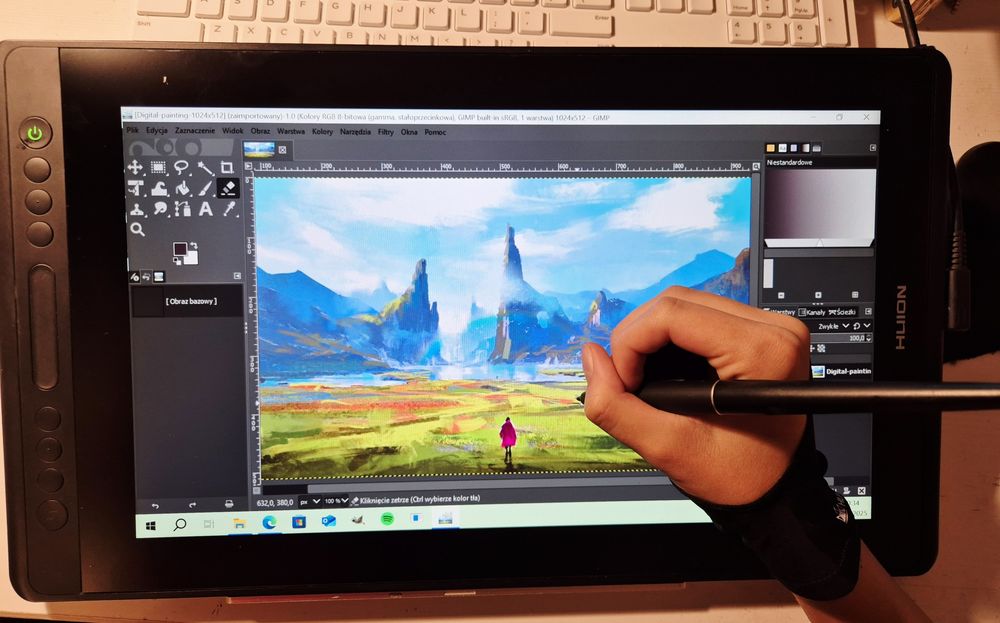 Huion Kamvas Pro 16 - tablet graficzny jak nowy