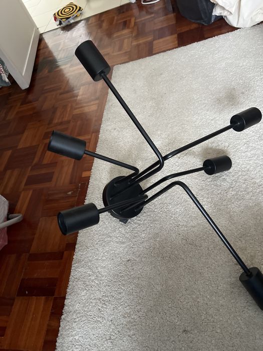 Candeeiro de teto de 6 lampadas