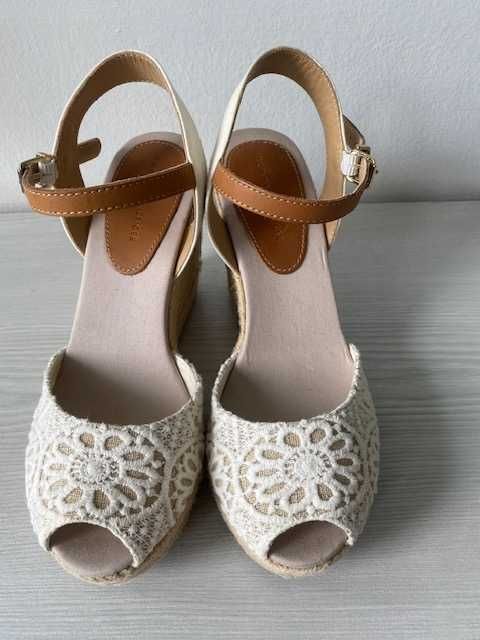 Piękne espadryle - koronka Tommy Hilfiger