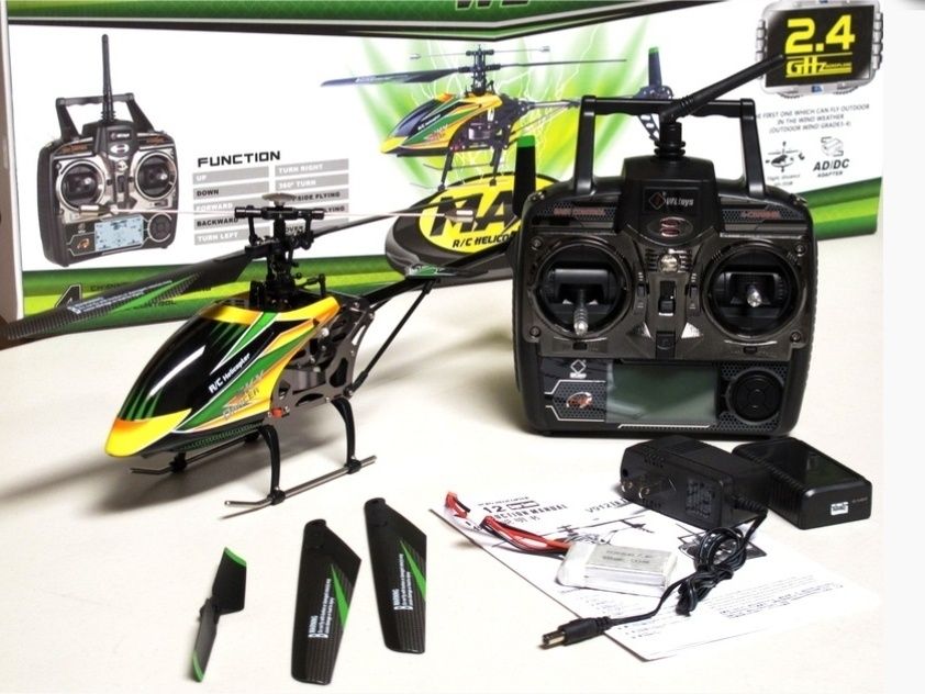 Вертолёт на радиоуправлении 4-к большой WL Toys V912 Sky Dancer