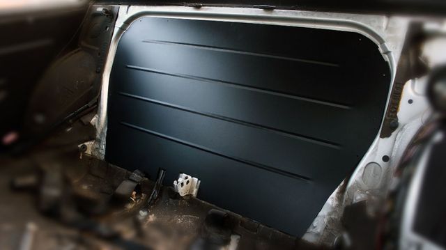 Firewall ściana grodziowa drzwi boczki panele BMW E36 coupe sedan tył