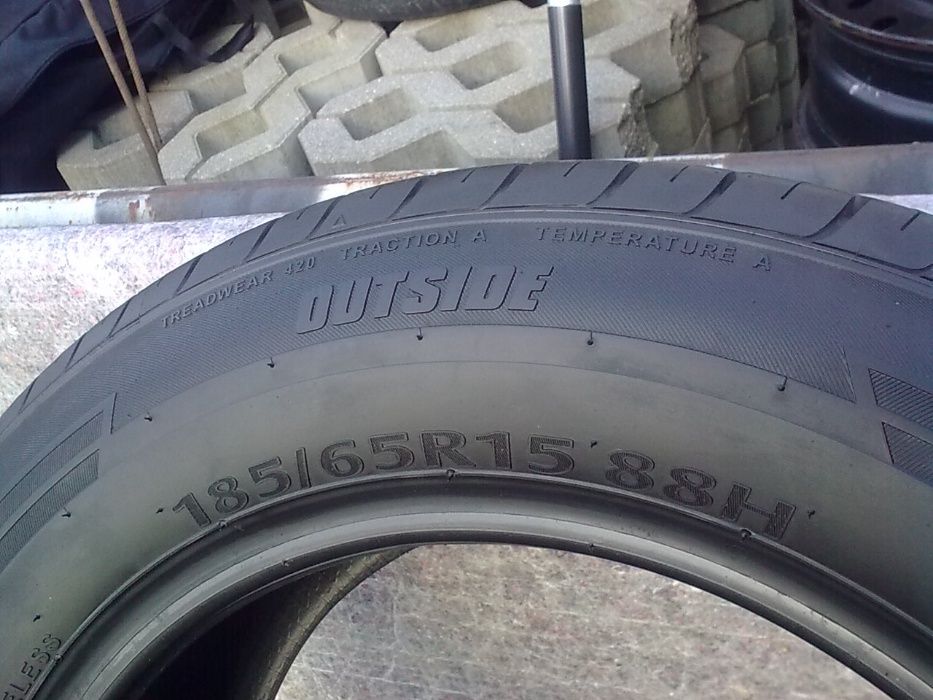 Opony letnie 4 sztuki KUMHO 185/65R15 88H XL,  2019r.