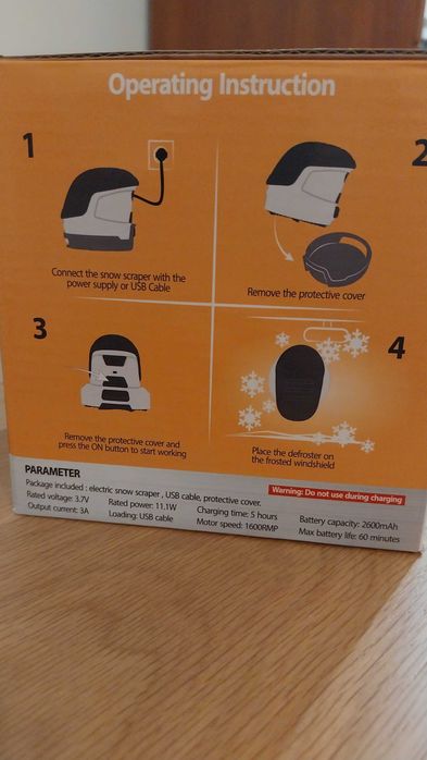 Skrobaczka automatyczna samochodowa do szyb